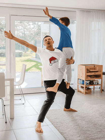 Papi Claus: The Coolest Santa in Town 🎅- Mens Softstyle T-shirt - Whippie's