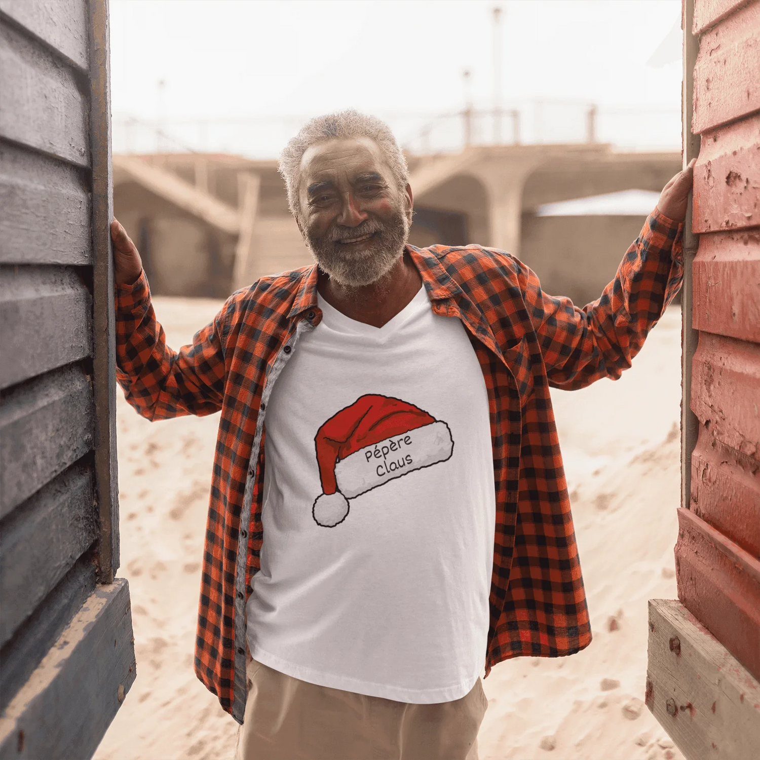 Pépère Claus: The Gift-Giving Legend 🎅🎁- Mens Softstyle T-shirt - Whippie's