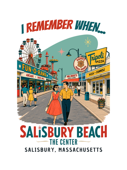 Salisbury Beach Poster | I Remember When 18×24 Wall Art