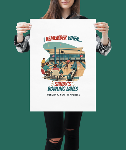 New Hampshire Nostalgia Poster Set | I Remember When 18×24