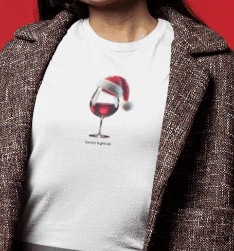 Santa's Nightcap - Women's Softstyle Tee - Whippie's
