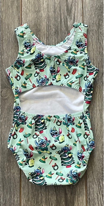 Elf Stitch Open Back Leotard | Girls Dancewear