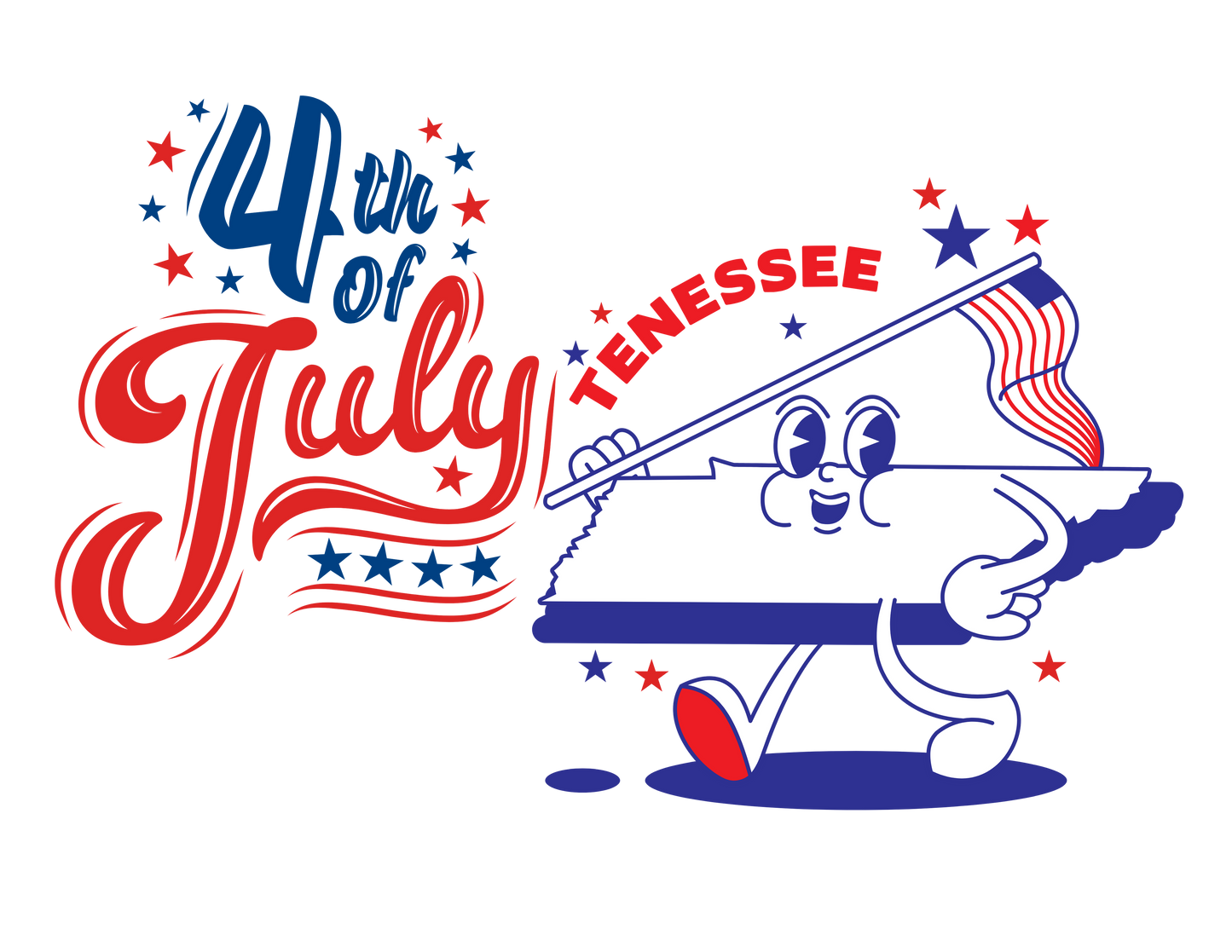 State Flag Pride - 4th of July Tee - Personalizable