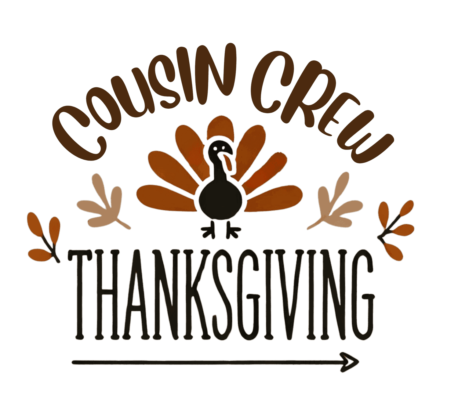 Thanksgiving Cousin Crew - Infant Fine Jersey Bodysuit - Whippie's