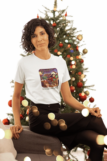 🎅🍿 'Tis the Season to Binge All the Classics! 🎄🎁 - Women's Softstyle Tee - Whippie's