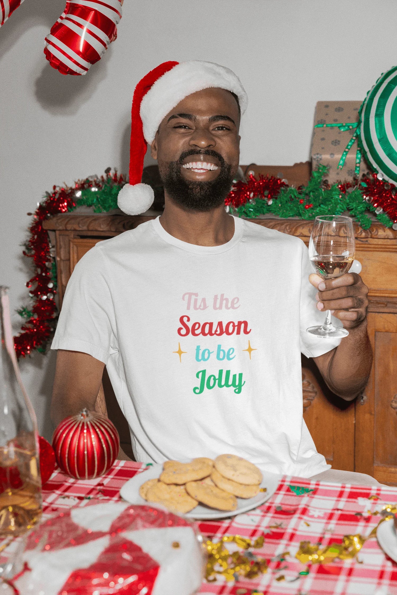 Tis the Season to Be Jolly' 🎶: Celebrate the Holidays in Style! 🎄🎉 - Unisex Softstyle T-shirt - Whippie's