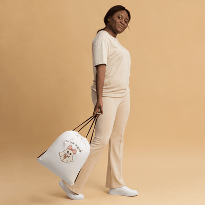 Too Cute to Spook Drawstring Bag - 👻💖 Carry Your Spooky Essentials in Style! 💖👻 - Whippie's