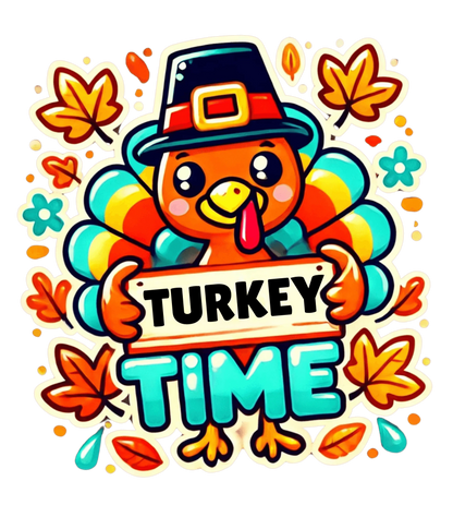 Turkey Time - Kids Softstyle Tee - Whippie's