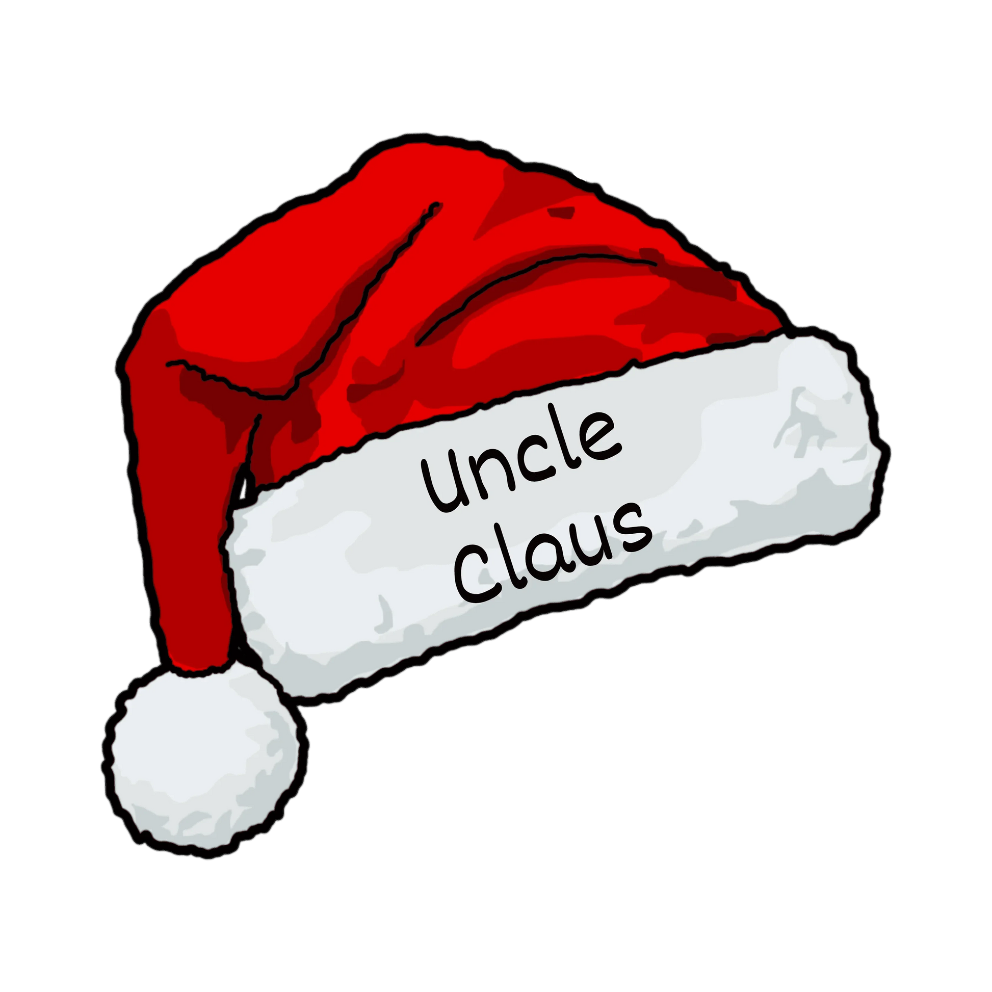 Uncle Claus: The Coolest Santa in Town 🎅- Mens Softstyle T-shirt - Whippie's
