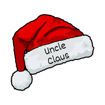 Uncle Claus: The Coolest Santa in Town 🎅- Mens Softstyle T-shirt - Whippie's