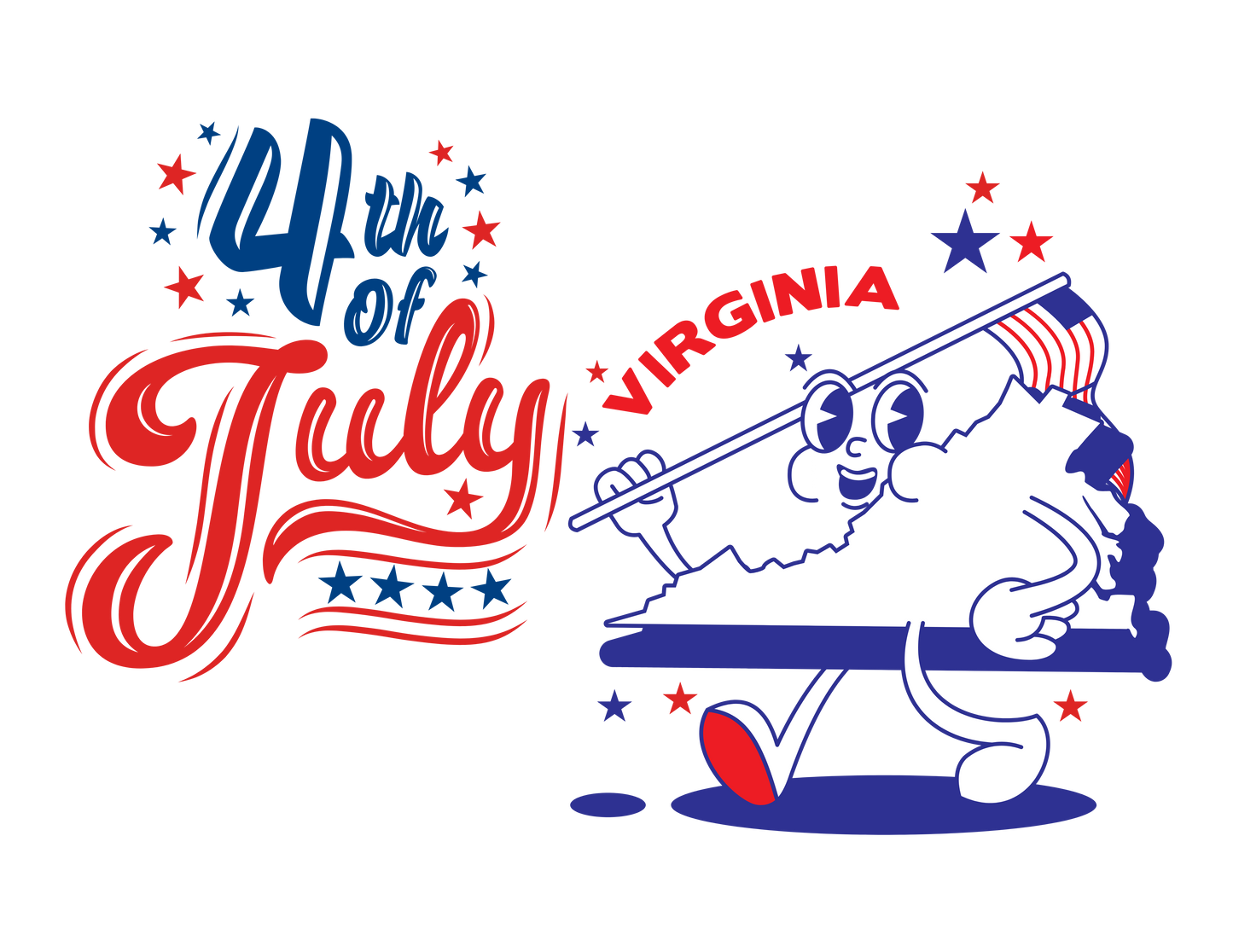 State Flag Pride - 4th of July Tee - Personalizable