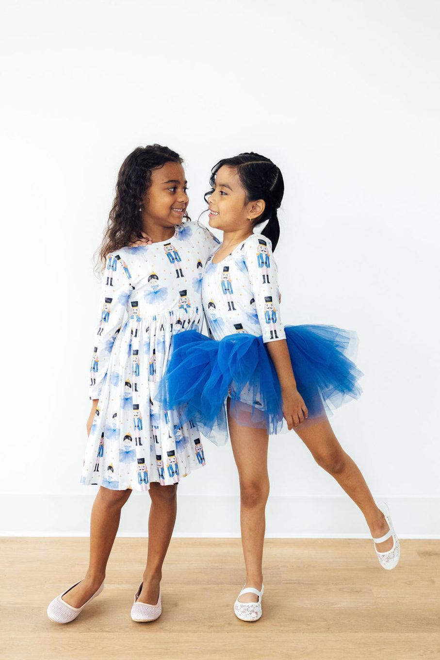 Mila & Rose Waltz of the Snowflakes long-sleeve Pocket Twirl Dress, additional product view 5