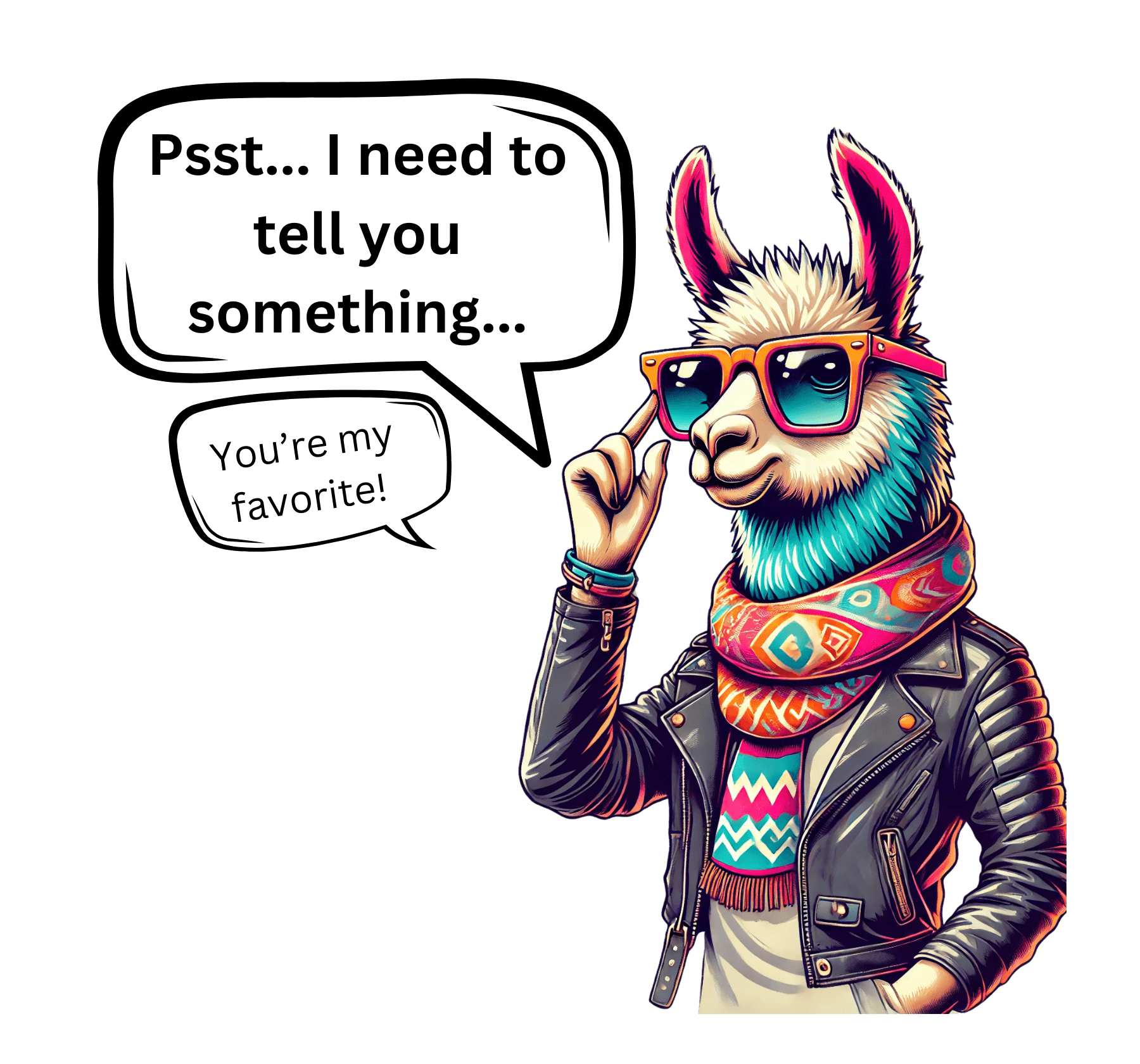 Psst... You're My Favorite! Unisex HD Cotton T-Shirt - Who's Really Their Favorite? 😉 - Whippie's