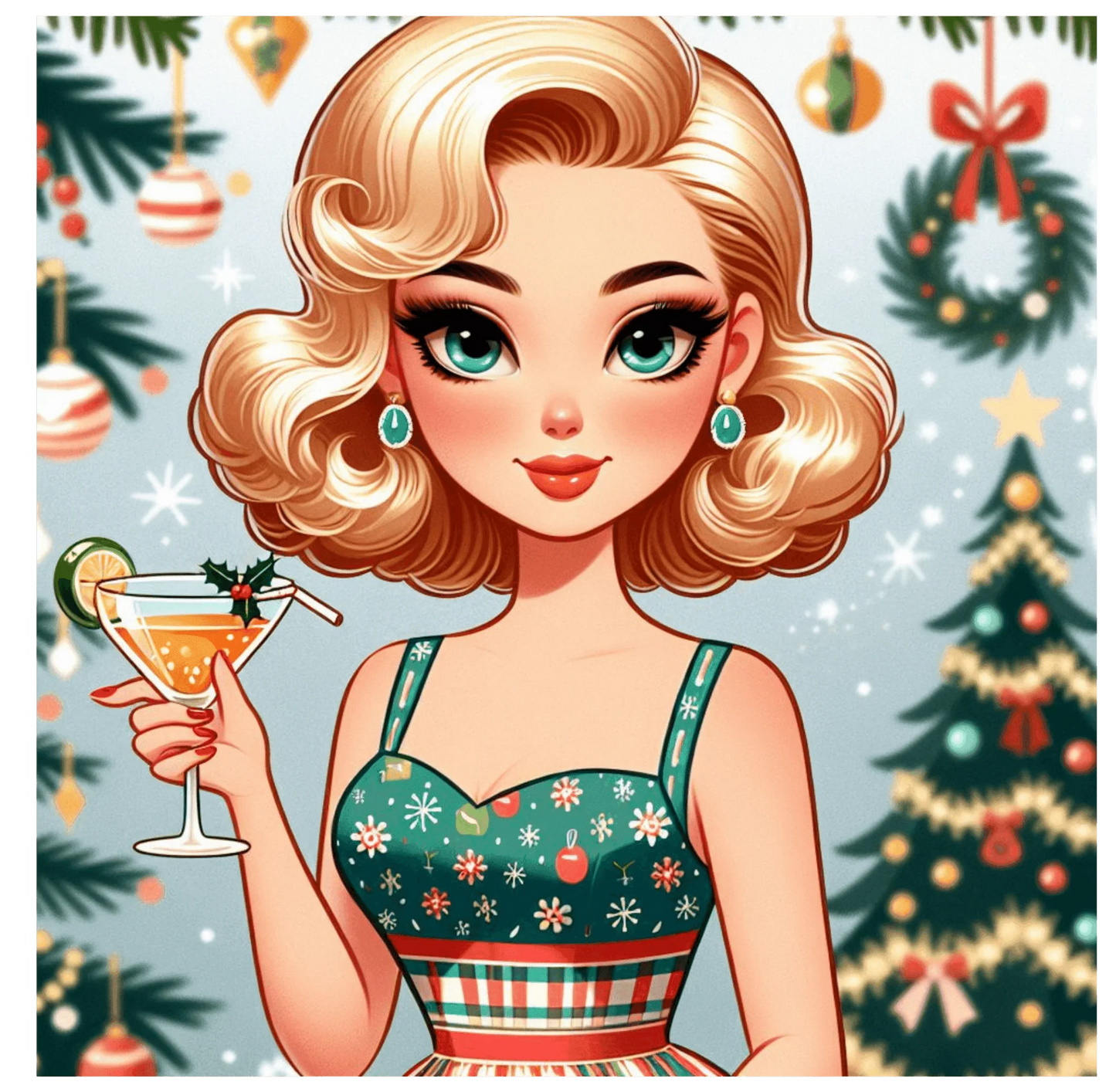 Yuletide Babe - Women's Softstyle Tee - Whippie's