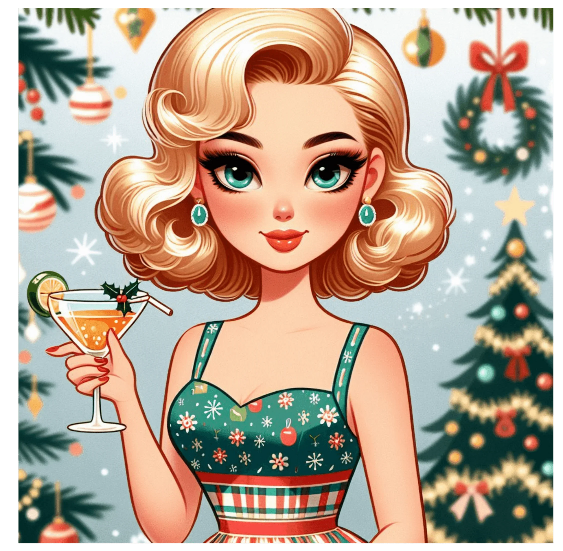 Yuletide Babe - Women's Softstyle Tee - Whippie's