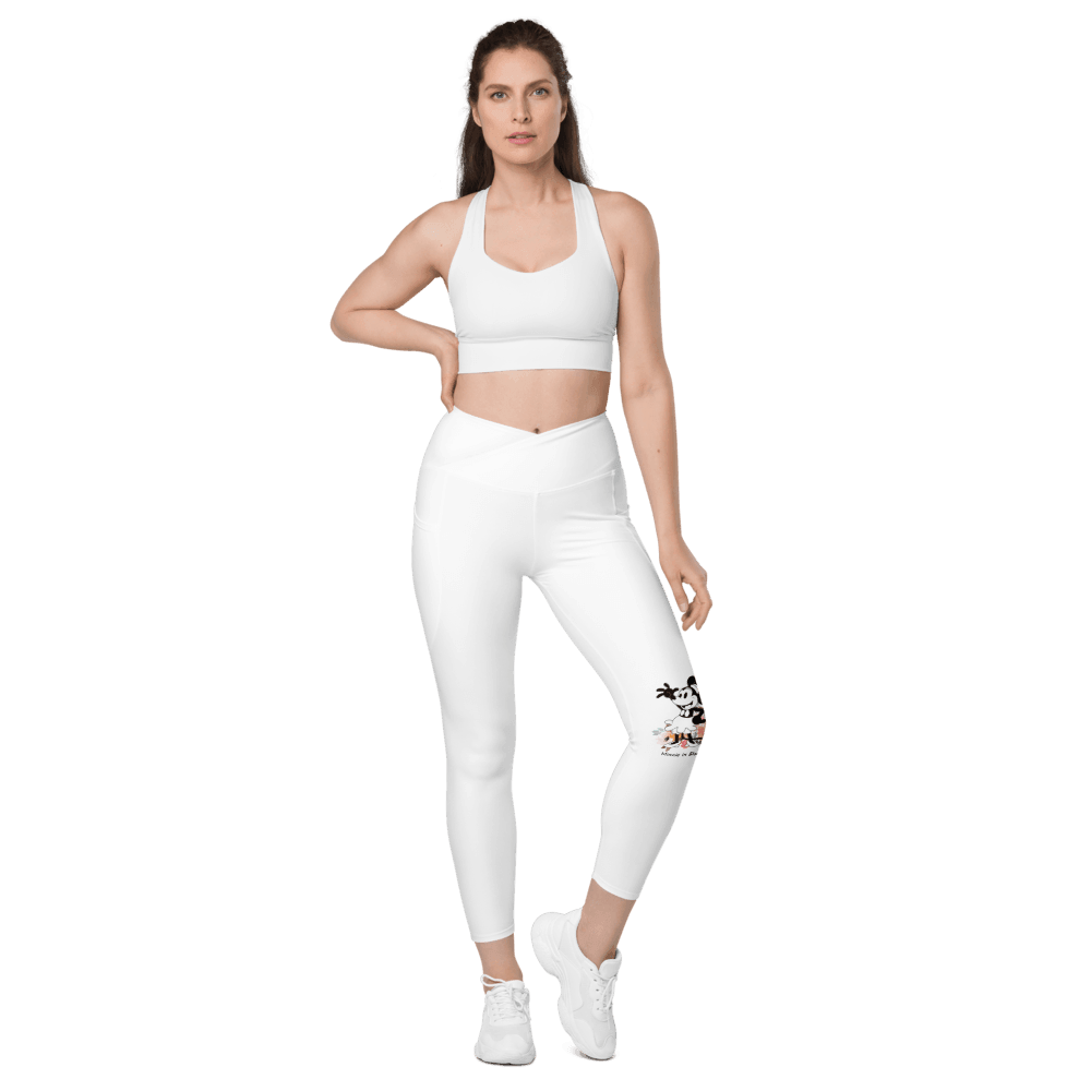 Steamboat Willie - Bloom - Crossover Leggings with Pockets - Whippie's