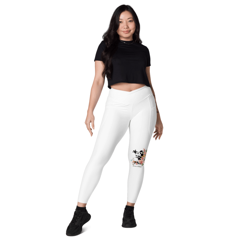 Steamboat Willie - Bloom - Crossover Leggings with Pockets - Whippie's