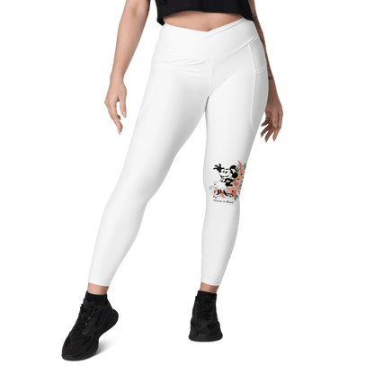 Steamboat Willie - Bloom - Crossover Leggings with Pockets - Whippie's