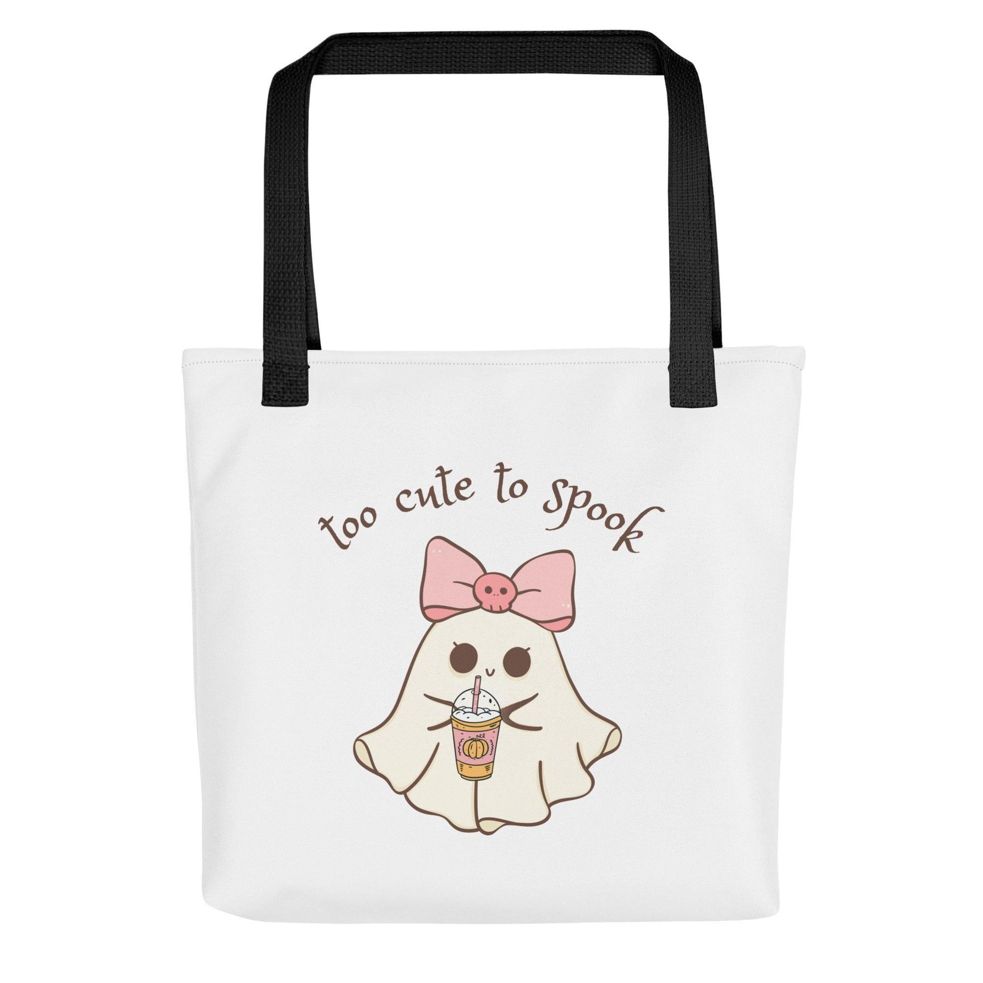 Too Cute to Spook Tote Bag - 👻💖 Carry Your Spooky Spirit with Style! 💖👻 - Whippie's