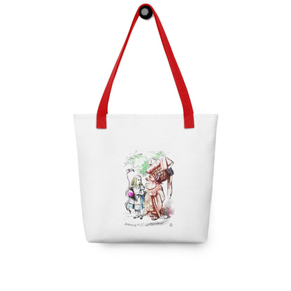 Alice in Wonderland - Alice and Queen - Tote Bag - Whippie's