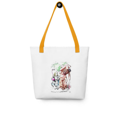 Alice in Wonderland - Alice and Queen - Tote Bag - Whippie's