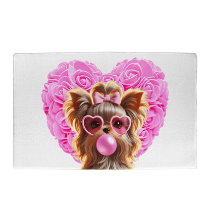 Yorkie Love Welcome Mat - 💖 Cuteness Overload! Welcome Home! 💖 - Whippie's