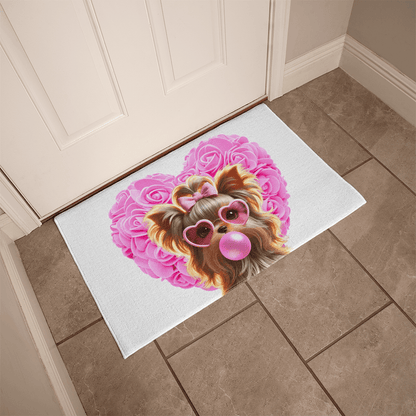 Yorkie Love Welcome Mat - 💖 Cuteness Overload! Welcome Home! 💖 - Whippie's