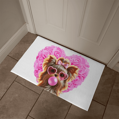 Yorkie Love Welcome Mat - 💖 Cuteness Overload! Welcome Home! 💖 - Whippie's