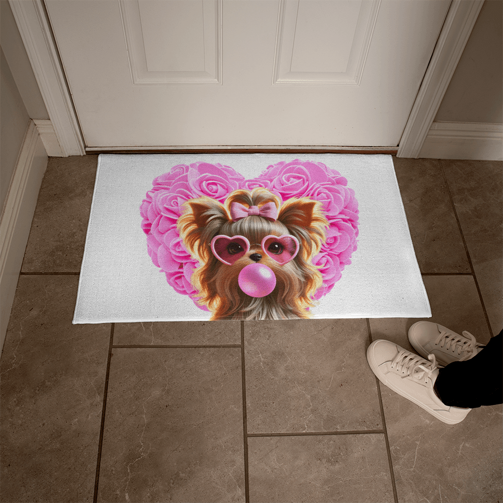 Yorkie Love Welcome Mat - 💖 Cuteness Overload! Welcome Home! 💖 - Whippie's