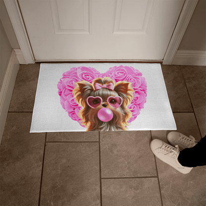 Yorkie Love Welcome Mat - 💖 Cuteness Overload! Welcome Home! 💖 - Whippie's