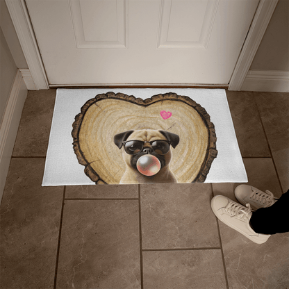 Pug Love Welcome Mat - 💖 Cuteness Overload! Welcome Home! 💖 - Whippie's