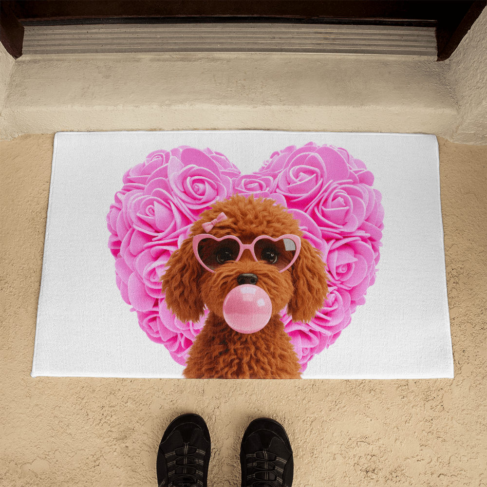 Doodle Love Welcome Mat - 💖 Cuteness Overload! Welcome Home! 💖 - Whippie's