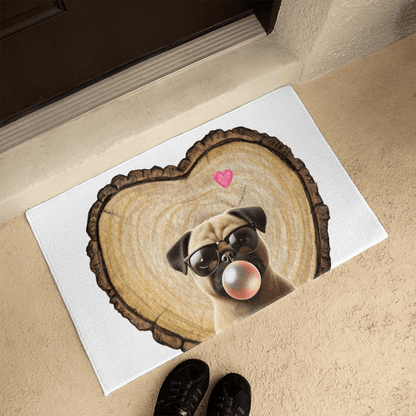 Pug Love Welcome Mat - 💖 Cuteness Overload! Welcome Home! 💖 - Whippie's