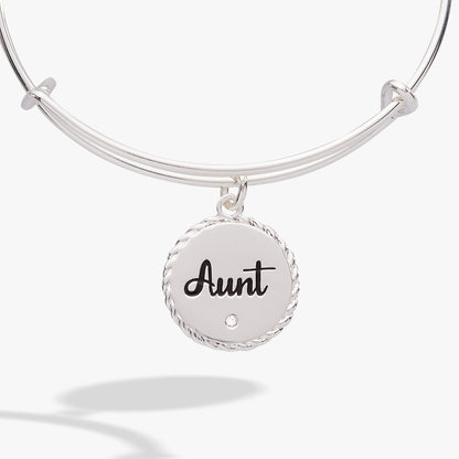 Aunt A Trusting Guide Forever By My Side Charm Bangle
