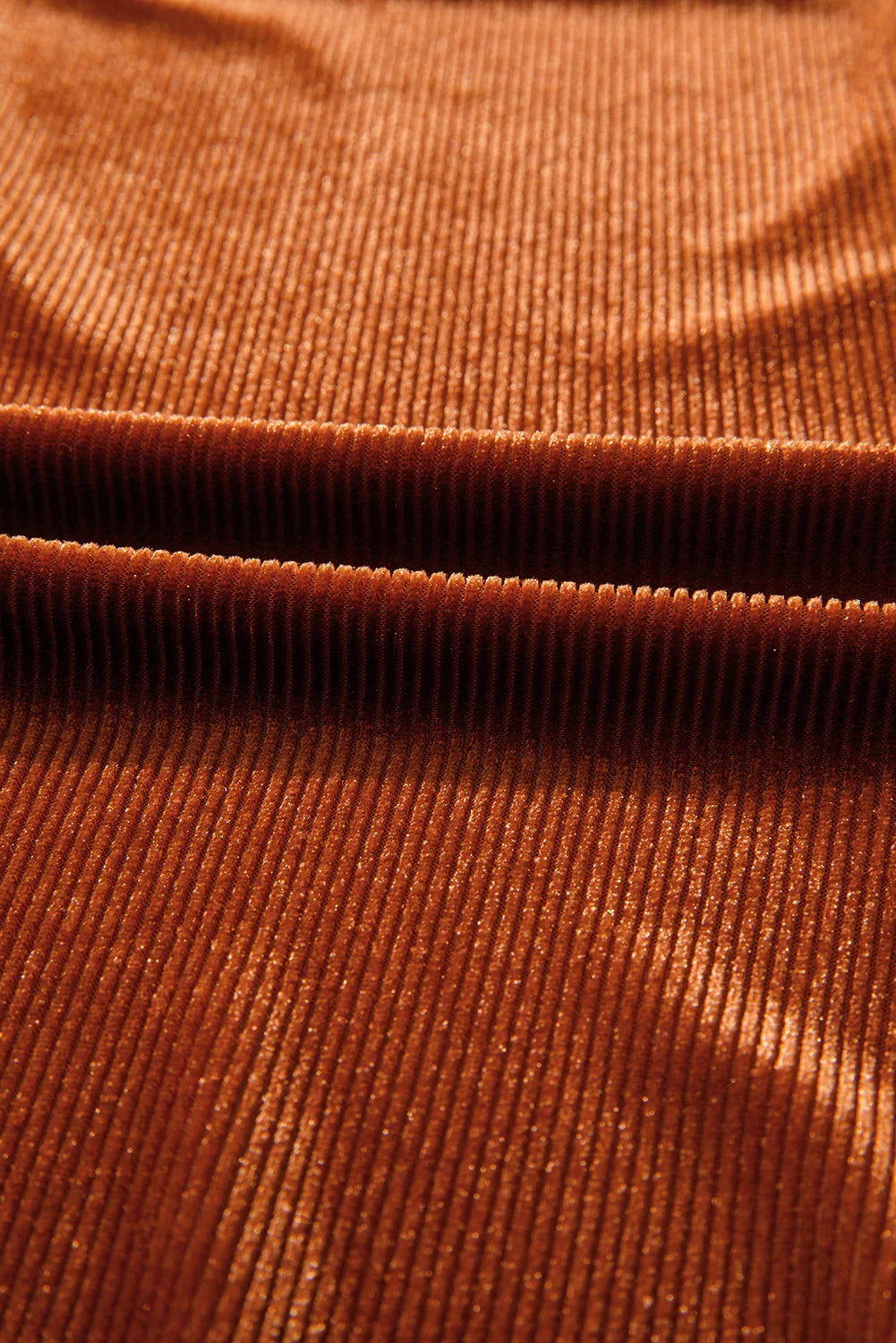 Clay Puff Sleeve Velvet Top