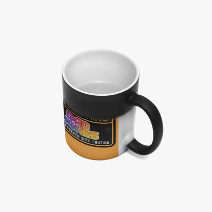 707. 11oz Warning Dad Jokes Ahead - Color Changing Magic Mug - Whippie's