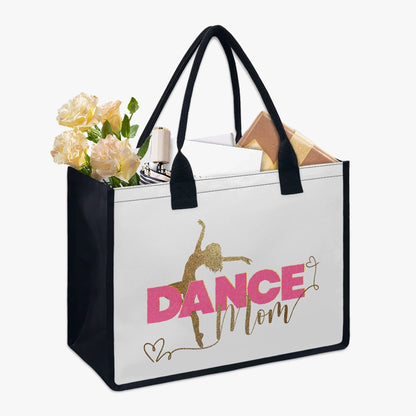 757. Dance Mom Life Sparkle Shopping Tote Bag - Whippie's