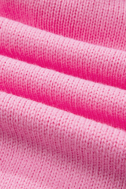 Festive Bow Sweater | Backless Bubble Sleeve