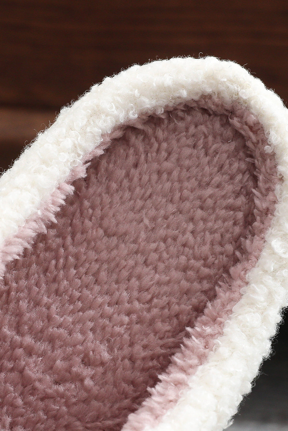 White XOXO Glitter Trim Plush House Slippers