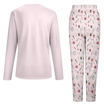 "Slaying or Sleighing" True Crime Christmas Pajamas Set