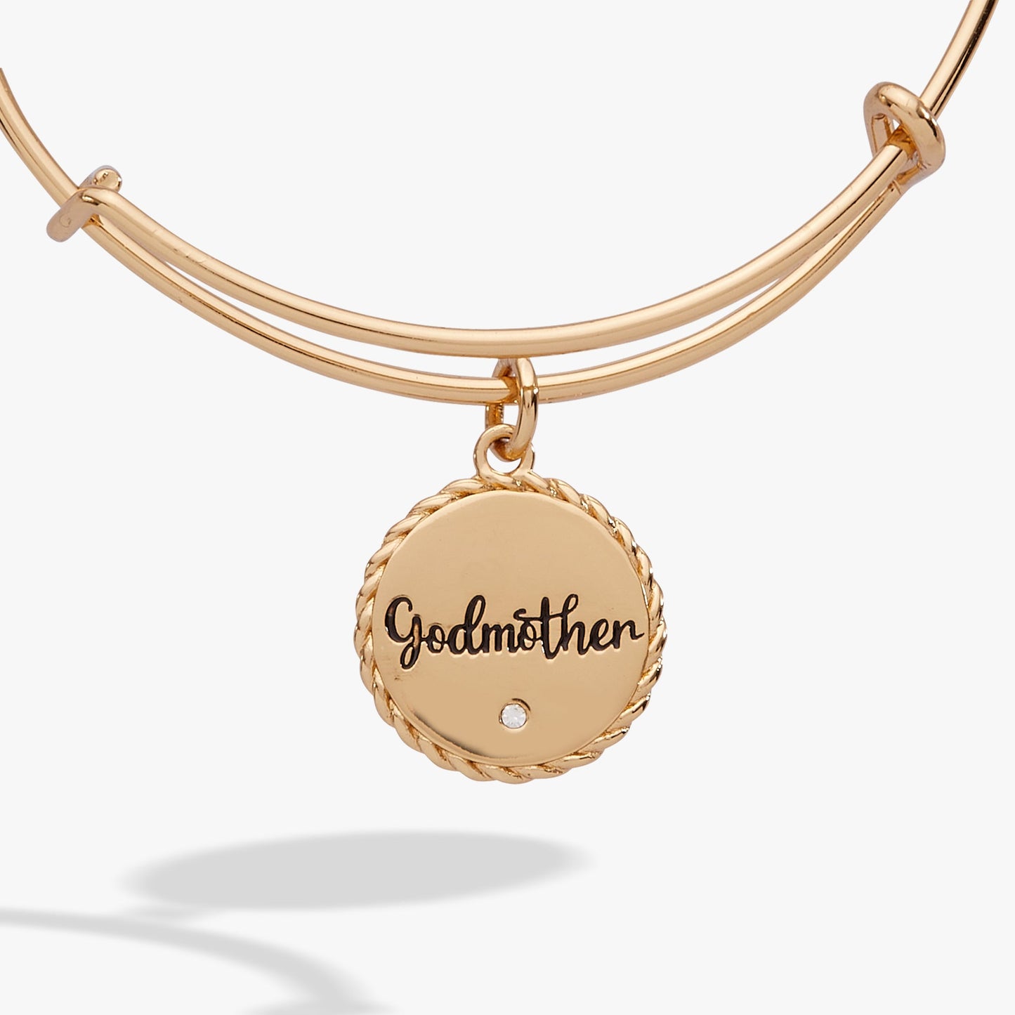 Godmother Loves Like a Parent Acts Like a Friend Charm Bangle
