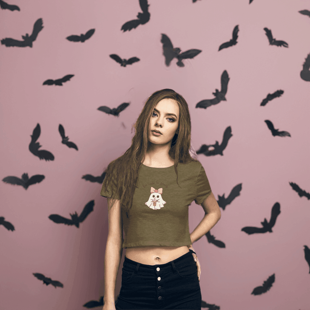 Too Cute to Spook Women's Crop Top - 👻💖 Show Your Spooky Style! 💖👻 - Whippie's