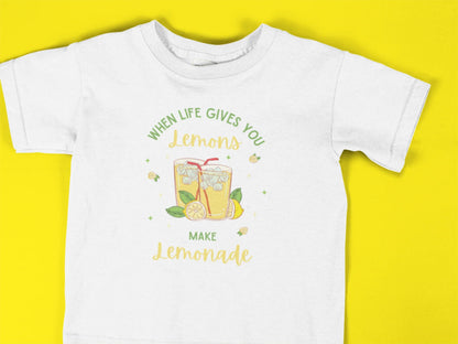 Squeeze the Day: Kids' Lemonade T-Shirt - Make Life Sweet!