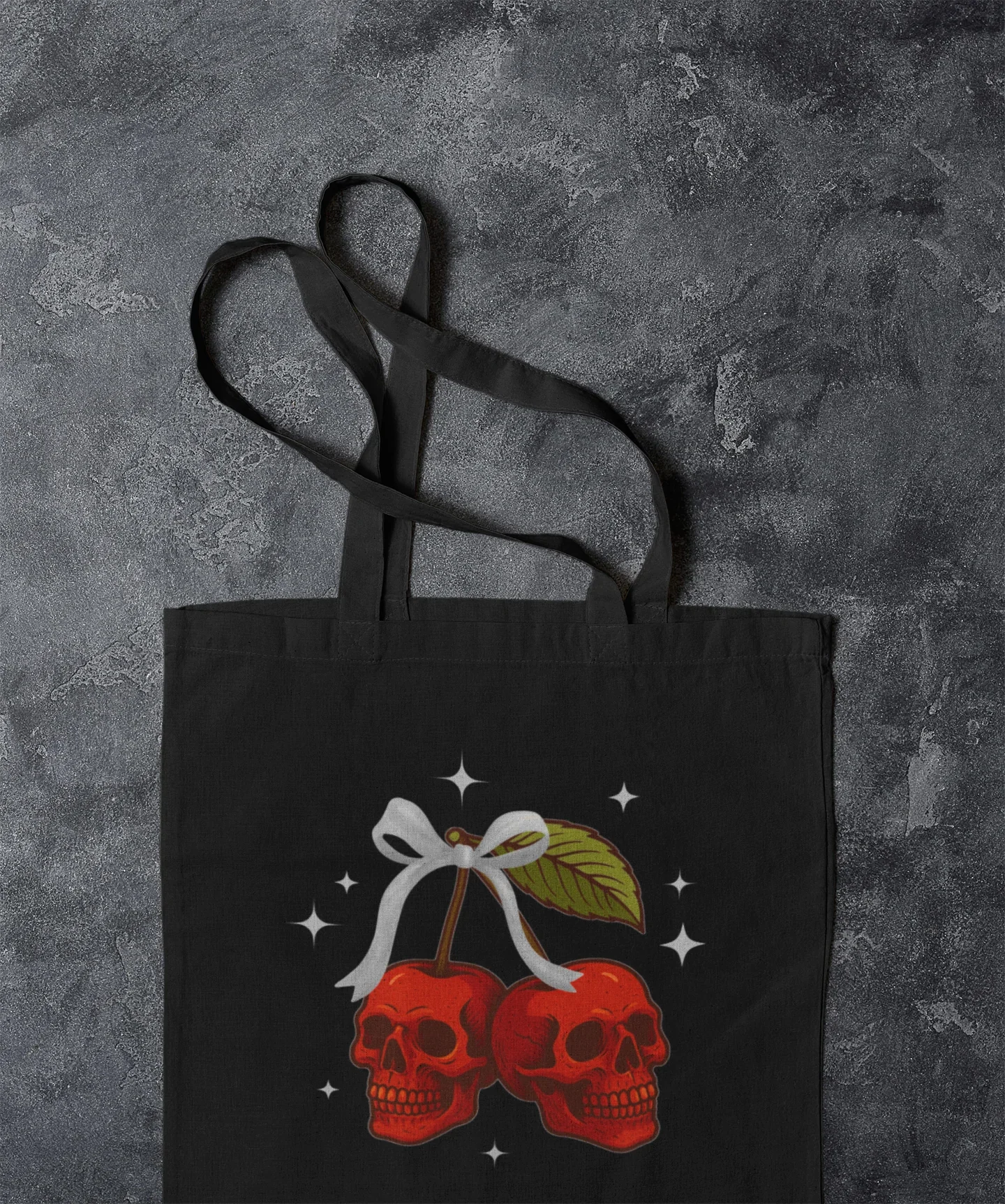 Cherry Skulls Convention Tote - Spooky & Sweet!