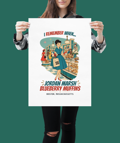 New England Food Memories Poster Set | I Remember When 18×24