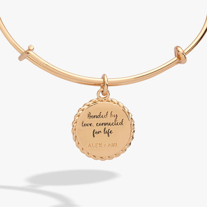Mom Bonded By Love Connected For Life Charm Bangle