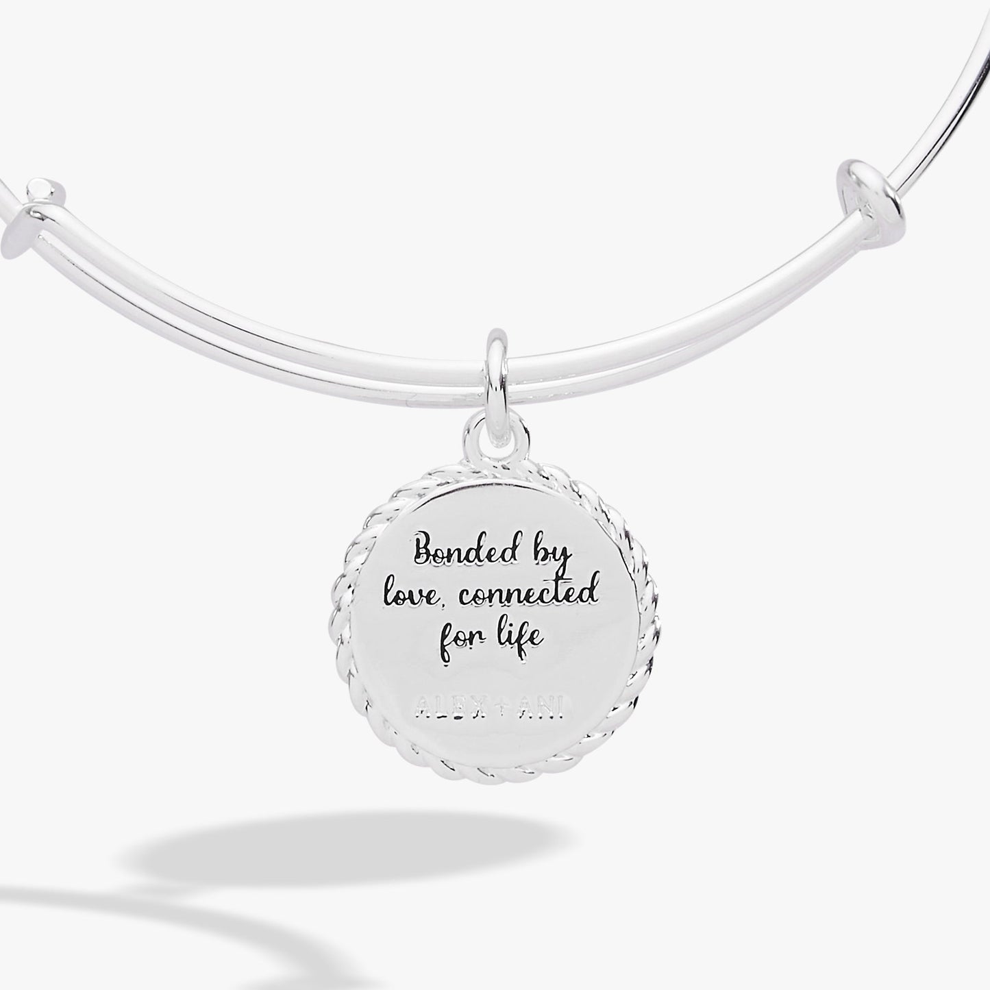 Mom Bonded By Love Connected For Life Charm Bangle
