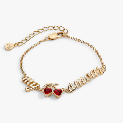 My Cherry Amour In-Line Chain Bracelet