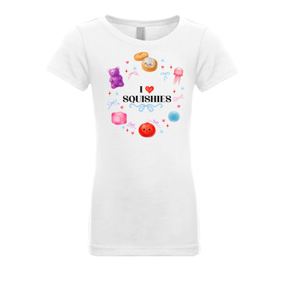 White - N3710 - FRONT I Love Squishies Tee