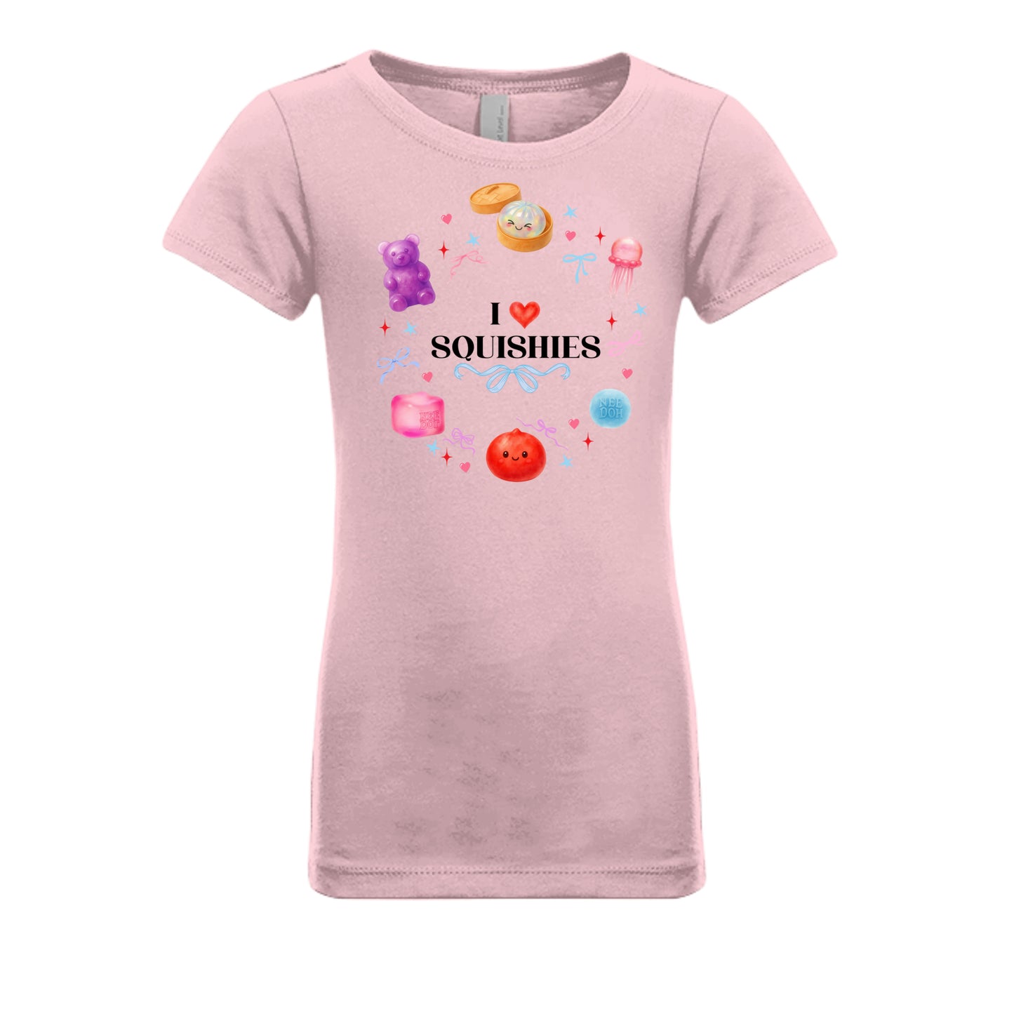 Light Pink - N3710 - FRONT I Love Squishies Tee